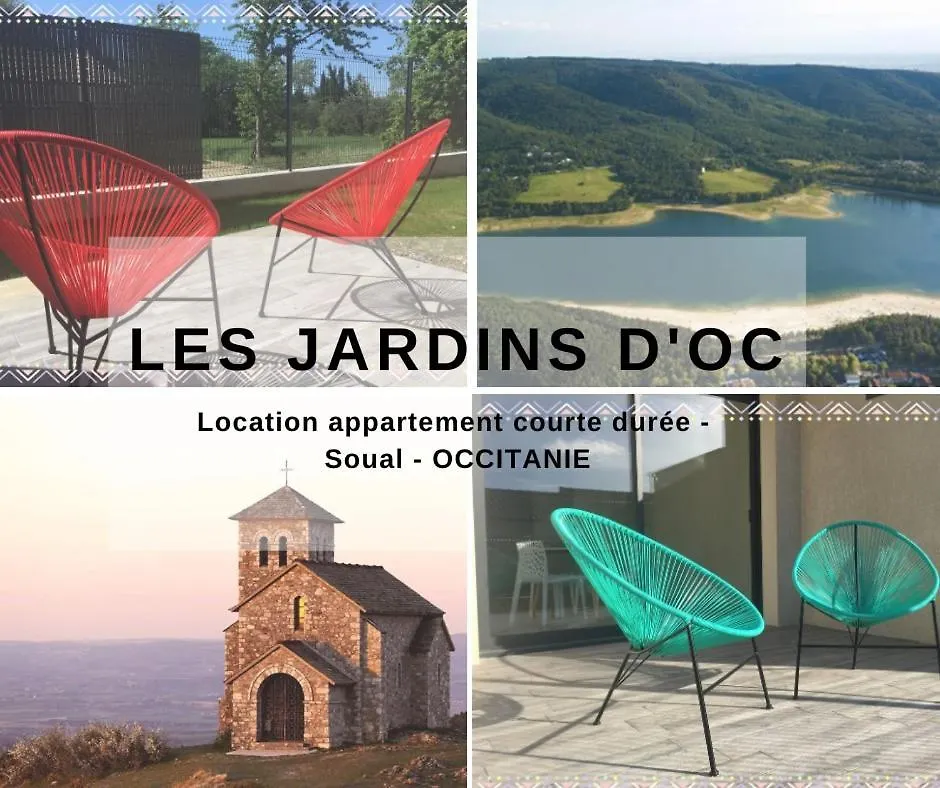 Les Jardins d'Oc - Wifi, Terrasse et Jardinet - Appart T2 neuf Soual Appartement