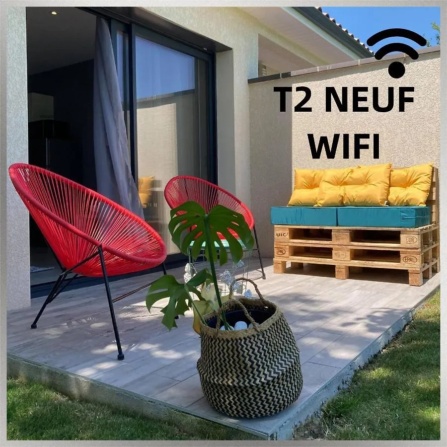 Les Jardins D'Oc - Wifi, Terrasse Et Jardinet - Appart T2 Neuf Apartment Soual