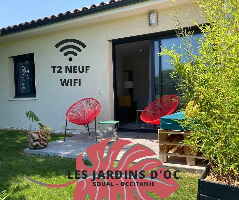 Apartment Les Jardins D'Oc - Wifi, Terrasse Et Jardinet - Appart T2 Neuf Soual